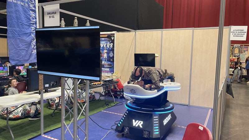 Prestation animation réalité virtuelle pour le forum des jeunes à Martigues pour un week-end
